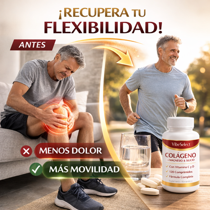 Recupera Tu Libertad de Movimientos con Colágeno VibeSelect 120 comprimidos